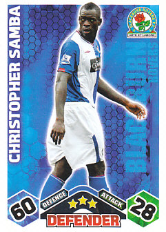 Christopher Samba Blackburn Rovers 2009/10 Topps Match Attax #57